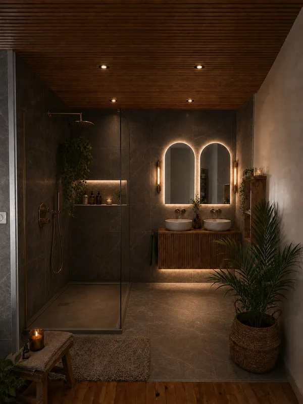 Modèle Ombre & Nature — Salle de bain TOMANN Vendée